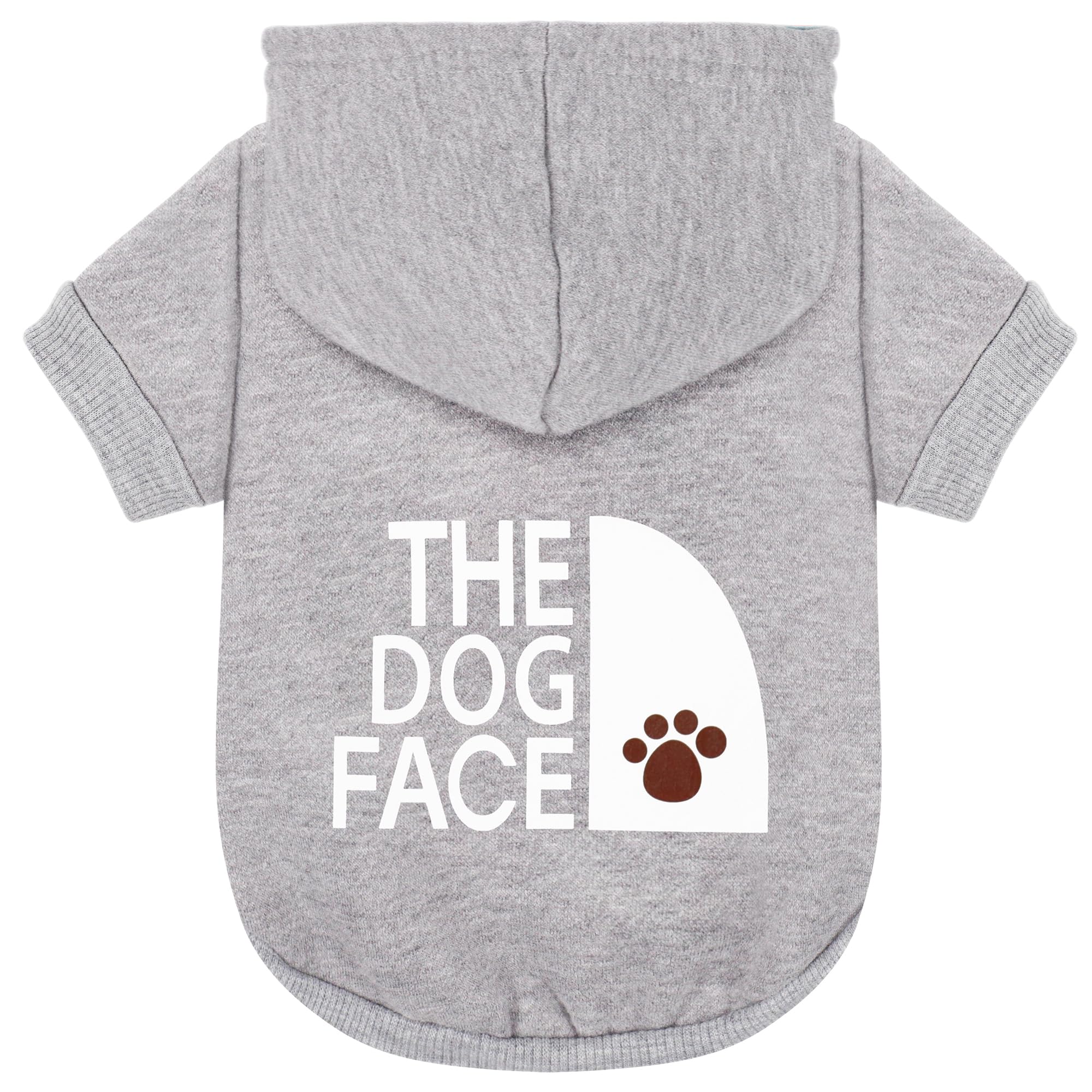 Paiaite Blue Chihuahua Dog Hoodie: Keep Your Pup Warm and Stylish with a 'The Dog Face' Printed Sweatshirt, Pet Clothes, and Sweater Coat All in One - Perfect for Winter and Cool Summer Nights! M