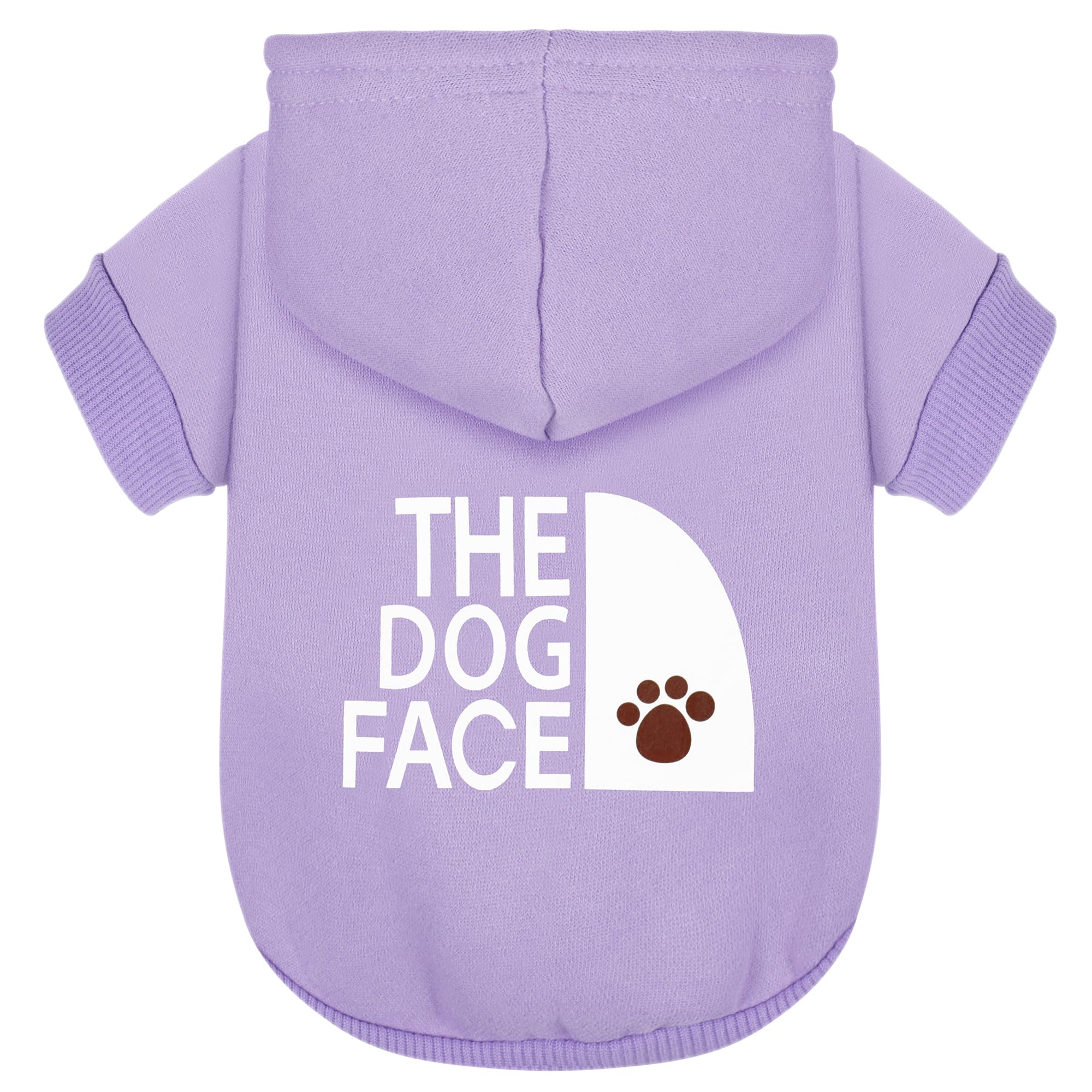 Paiaite Blue Chihuahua Dog Hoodie: Keep Your Pup Warm and Stylish with a 'The Dog Face' Printed Sweatshirt, Pet Clothes, and Sweater Coat All in One - Perfect for Winter and Cool Summer Nights! M