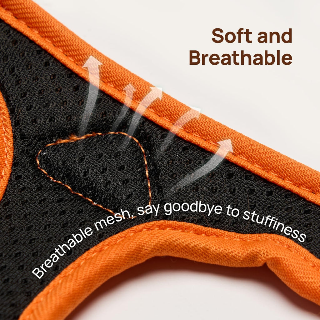 Cat Harness and Leash Set, Step-in Escape Proof Adjustable Vest Harness for Small Medium Large Cats, Lightweight Soft Breathable Reflective Kitten Harness for Walking Travel, Camping(Green, XS)