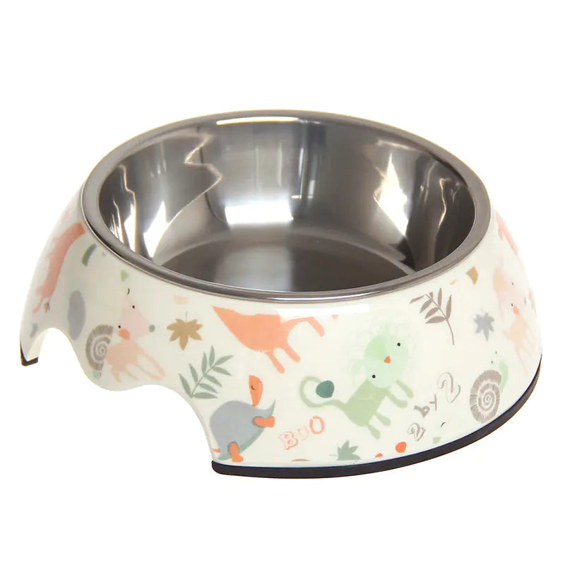Non-Slip Dual-Use Stainless Steel Pet Bowl
